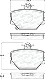 StopTech Street Brake Pads - 308.12520