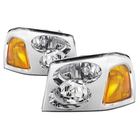 xTune 02-09 GMC Envoy OEM Style Headlights - Chrome (HD-JH-GEN02-AM-C) - 9042669