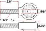 SPC Performance XAXIS Rod End Ball Joint - 15749