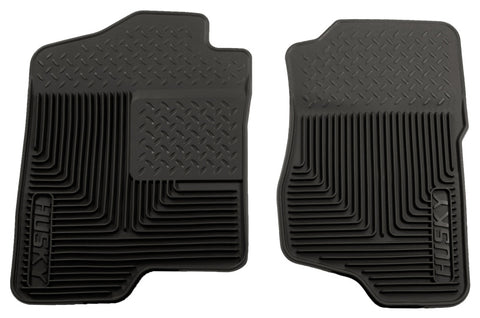 Husky Liners 07-12 GM Silverado/Sierra/Tahoe/Yukon/Escalade Heavy Duty Black Front Floor Mats - 51181