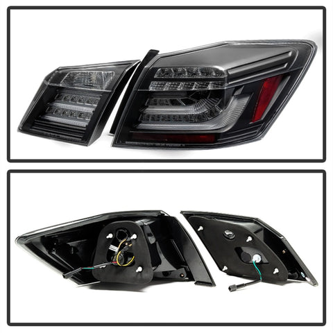 Spyder Honda Accord 2013-2015 4DR LED Tail Lights - Black ALT-YD-HA13LED-LED-BK - 5082053