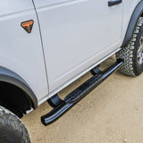 Westin 21-22 Ford Bronco (2-Door) PRO TRAXX 4 Oval Nerf Step Bars - Textured Black - 21-24185