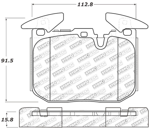 StopTech Performance Brake Pads - 309.16090