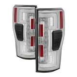 Spyder 17-18 Ford F-250 SD (w/Blind Spot Sensor) LED Tail Lights - Chrm (ALT-YD-FS17BS-LED-C) - 5085641