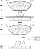 StopTech Street Touring Brake Pads - 308.07681