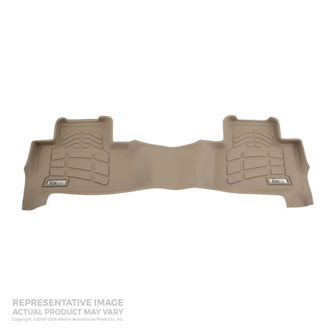 Westin 2002-2008 Dodge/Ram 1500 Mega Cab 4WD Wade Sure-Fit Floor Liners 2nd Row - Tan - 72-133029