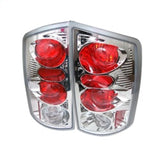 Spyder Dodge Ram 02-06 1500/Ram 2500/3500 03-06 Euro Style Tail Lights Chrome ALT-YD-DRAM02-C - 5002532