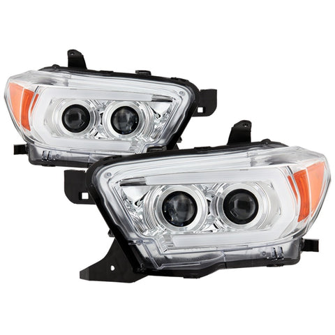 Spyder Signature Toyota Tacoma 16-18 (SR5 Model) Projector Headlights- Chrome (PRO-YD-TT16-LB-C) - 5085825