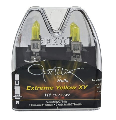 Hella Optilux H1 12V/55W XY Yellow Bulb - H71070642