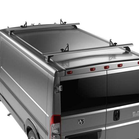 Thule TracRac Van Rack ES (Euro-Style) 10-17 Mercedes-Benz Sprinter w/Fixed Points - Silver - 29612XT