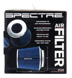 Spectre Adjustable Conical Air Filter 5-1/2in. Tall (Fits 3in. / 3-1/2in. / 4in. Tubes) - Blue - 8136