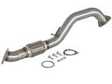 aFe Power Elite Twisted Steel 16-17 Honda Civic I4-1.5L (t) 2.5in Rear Down-Pipe Mid-Pipe - 48-36605