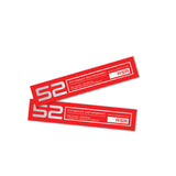 fifteen52 Holeshot RSR Wheel Lip Decal Set of Four - Red - 52-RSR-LIPDECAL-RED-SET