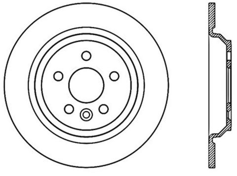 StopTech Slotted Sport Brake Rotor - 126.39043SL