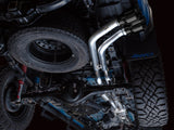 AWE 16-22 Toyota Tacoma 0FG Catback Exhaust w/ BashGuard - Dual Diamond Black Tips - 3015-33826