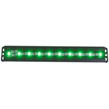 ANZO Universal 12in Slimline LED Light Bar (Green) - 861151