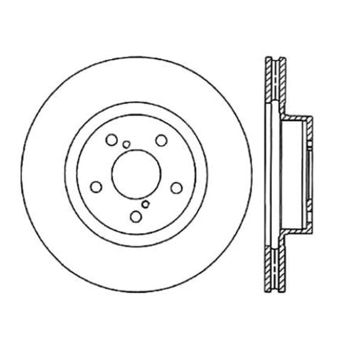 Stoptech 98-02/02 Subaru Forester/98-10 Impreza CRYO Rotor - 120.47012CRY