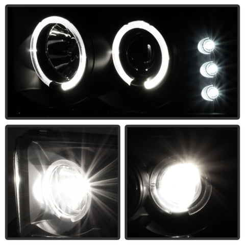 Spyder Ford F250 Super Duty 99-04 Projector Version 2 LED Halo LED Blk Smke PRO-YD-FF25099-1P-G2-BSM - 5078452