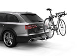 Thule Helium Pro 3 - Hanging Hitch Bike Rack w/HitchSwitch Tilt-Down (Up to 3 Bikes) - Silver - 9043PRO