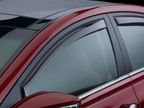 WeatherTech 00-04 Toyota Tundra Access Cab Front Side Window Deflectors - Dark Smoke - 80142
