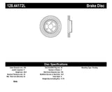 StopTech Sport Cross Drilled Brake Rotor - Front Left - 128.44172L