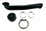 Wehrli GMC/Chevrolet LLY/LBZ/LMM Duramax 6.6L w S400 Single Turbo 3in Down Pipe - Black - WCF100811