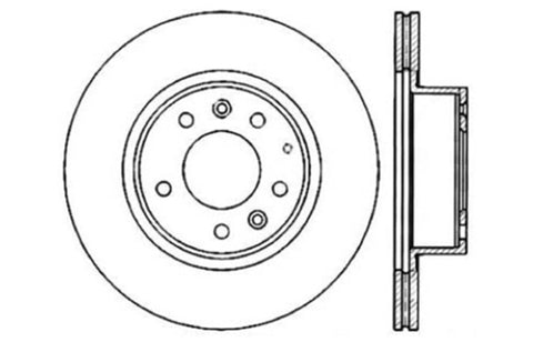 StopTech Slotted & Drilled Sport Brake Rotor - 127.45051R