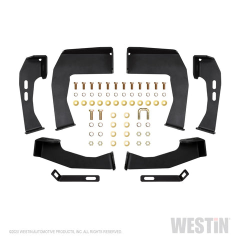 Westin 99-13 Chevy/GMC Silverado/Sierra 1500 Ext Cab HDX Drop Nerf Step Bars - Textured Black - 56-11685