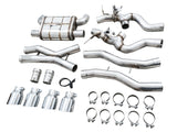 AWE SwitchPath Catback Exhaust for BMW G8X M3/M4 - Chrome Silver Tips - 3025-43480