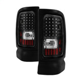 Xtune Dodge Ram 1500 94-01 / Ram 2500/3500 94-02 LED Tail Lights Black ALT-ON-DRAM94-LED-BK - 5012777