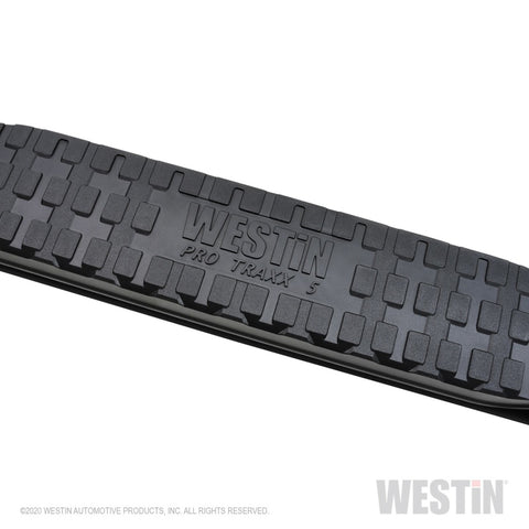 Westin 2020 Chevy Silverado 2500/3500 Crew Cab (6.5ft Bed) PRO TRAXX Oval W2W Nerf Step Bars - Black - 21-534765