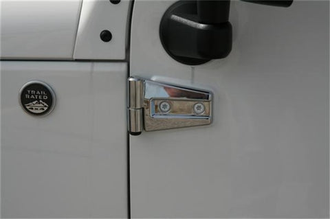 Putco 07-17 Jeep Wrangler - Hinge Covers (Also Fits Sahara Edition) - 401271