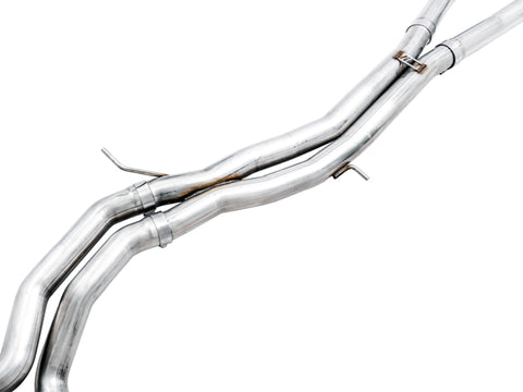 AWE Tuning Audi B9 RS 5 Sportback Touring Edition Exhaust-Non Resonated- Diamond Black RS Style Tips - 3015-33114