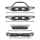 Go Rhino 21-24 Ford Bronco 2/4dr (Excl. Sport) Rockline Rear Full Width Bumper - 371400T