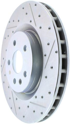 StopTech Select Sport Drilled & Slotted Rotor - Front Right - 227.62124L