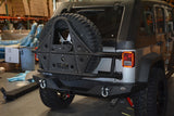 DV8 Offroad 07-18 Jeep Wrangler JK Rear Bumper Full Length - RBSTTB-09