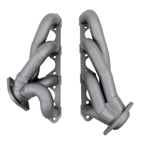 BBK 87-95 Ford F150 Truck 5.0 302 Shorty Unequal Length Exhaust Headers - 1-5/8 Titanium Ceramic - 3510