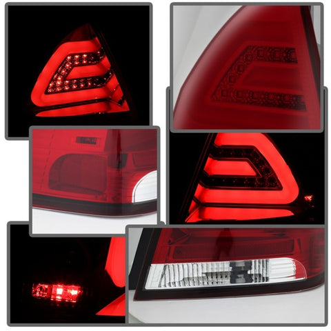 Spyder Chevy Impala 2006-2013 LED Tail Lights Red Clear ALT-YD-CHIP06-LED-RC - 5076403