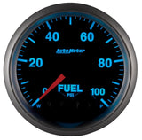 Autometer Elite 52mm 0-100 PSI Fuel Pressure Peak & Warn w/ Electronic Control Gauge - 5671