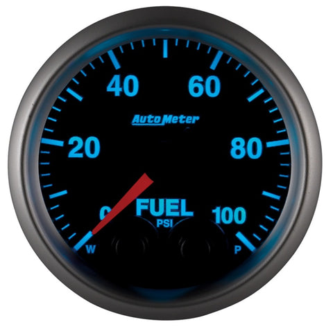 Autometer Elite 52mm 0-100 PSI Fuel Pressure Peak & Warn w/ Electronic Control Gauge - 5671