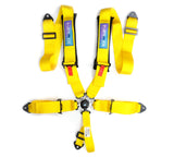 NRG 5PT 3in. Seat Belt Harness / Cam Lock - Yellow - SBH-B6PCYL