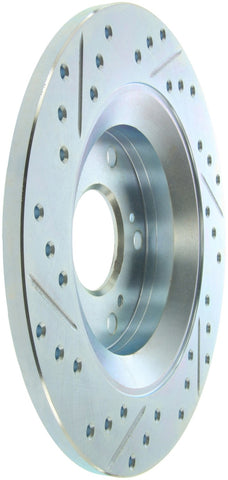 StopTech Select Sport 2000-2009 Honda S2000 Drilled and Slotted Rear Left Brake Rotor - 227.40050L