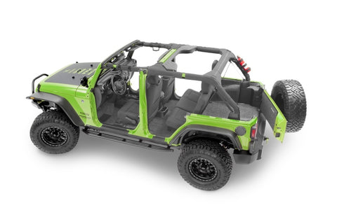 BedRug 07-16 Jeep JK Unlimited 4Dr Front 4pc Floor Kit (Incl Heat Shields) - BRJK07F4
