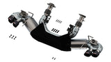 Borla 2020 Chevrolet Corvette C8 6.2L ATAK 3in Exhaust System Dual Round Angle Cut Carbon Fiber Tips - 140839CF