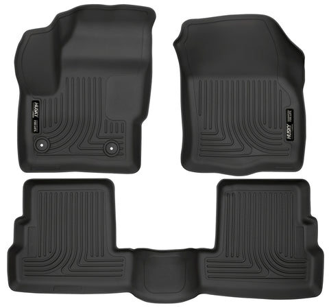 Husky Liners 2015 Lincoln MKC WeatherBeater Black Front & Second Seat Floor Liner - 99301