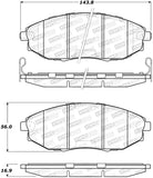 StopTech Street Brake Pads - 308.10310