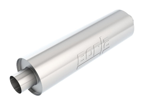 Borla 3in In/Out 6.75in Diameter x 24in Turbo XL Muffler - Developed for Truck Applications - 400436