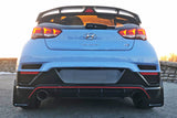 Rally Armor 19-22 Hyundai Veloster N White UR Mud Flap w/ Black Logo - MF57-UR-WH/BLK