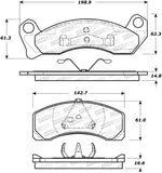 StopTech Street Brake Pads - 308.04990