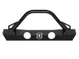 ICON 2018+ Jeep Wrangler JL / 2020+ Jeep Wrangler JT Pro Series Front Bumper w/Bar/Tabs - 25164